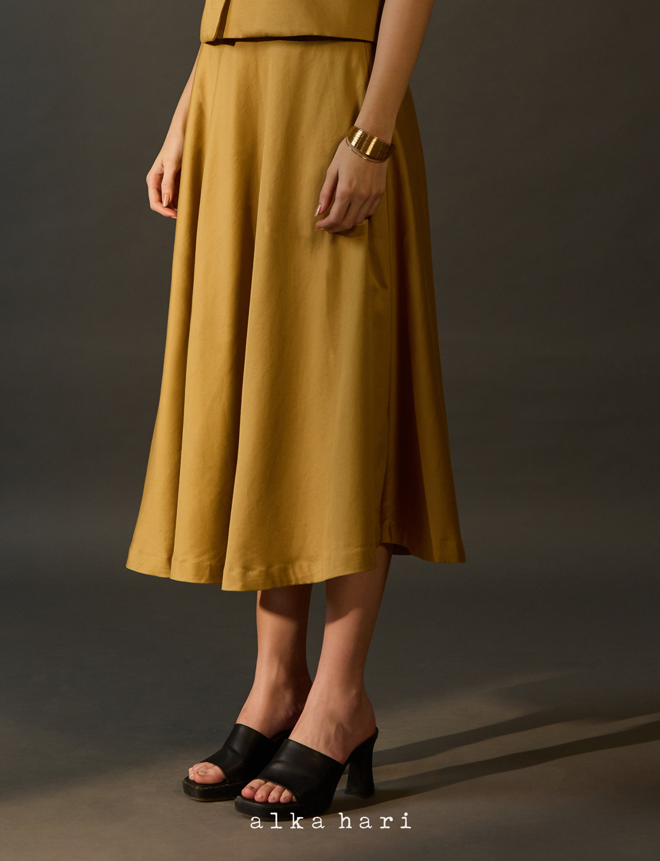 Tan Brown Skirt
